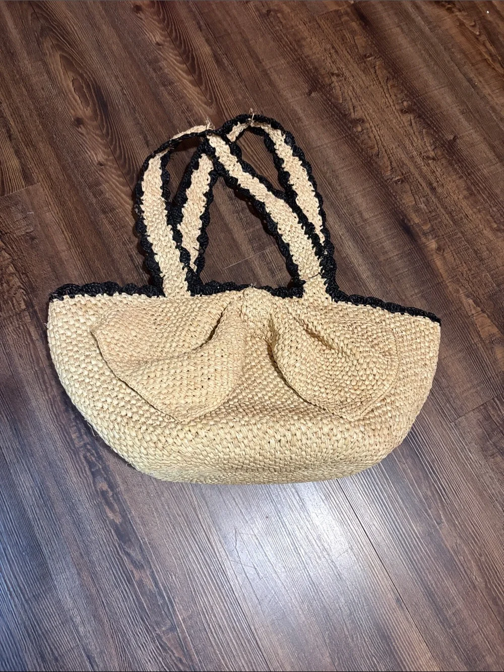 Kate Spade NY Raffia Bow Tote Bag